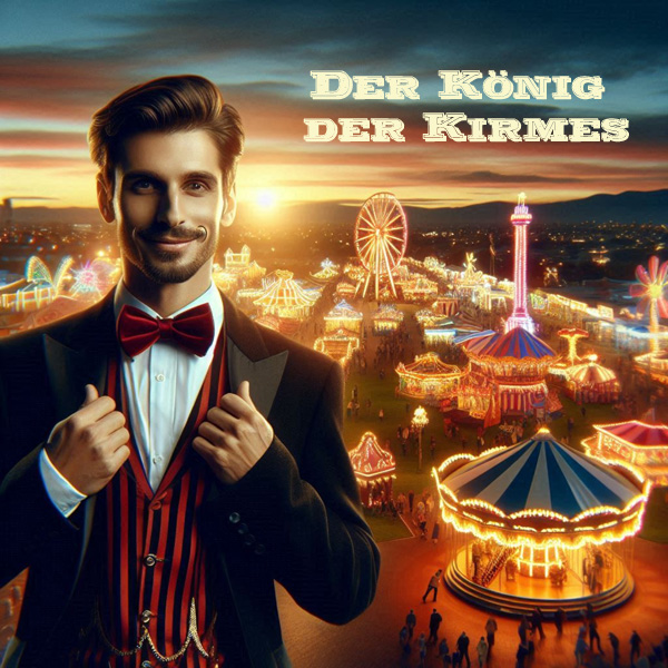 König der Kirmes – Cover eines Songs mit emotionaler Musik, komponiert mit künstlicher Intelligenz